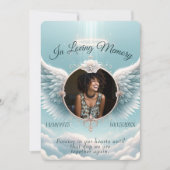 Add Photo Custom Memorial 招待状 (正面)