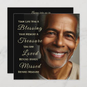 Add Photo Custom Memorial Invitation 招待状 (正面/裏面)