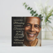 Add Photo Custom Memorial Invitation 招待状 (スタンド正面)