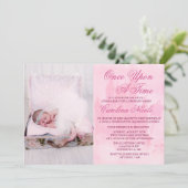 ADD PHOTO - Fairytale城誕生日招待状 招待状 (スタンド正面)