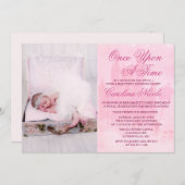 ADD PHOTO - Fairytale城誕生日招待状 招待状 (正面/裏面)