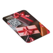 Add Photo QR Code Business マグネット (右側)