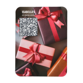 Add Photo QR Code Business マグネット