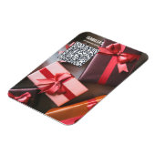 Add Photo QR Code Business マグネット (左側)