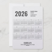 Add Photo QR Code Christmas Business Holiday Card シーズンカード (裏面)