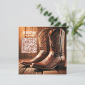 Add Photo Western 2026 Calendar Business Card (スタンド正面)