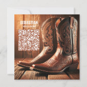 Add Photo Western 2026 Calendar Business Card (正面)