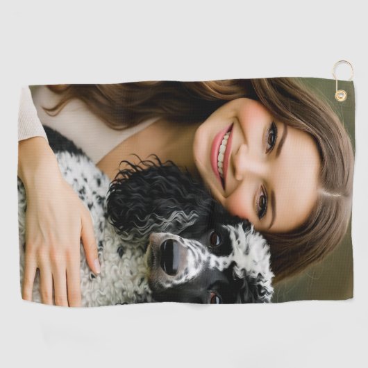 Add Poddle Photo Personalize Customize ゴルフタオル (横)