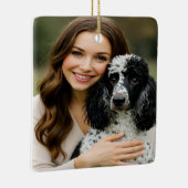Add Poddle Photo Personalize Customize セラミックオーナメント (右)