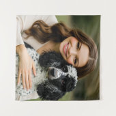 Add Poddle Photo Personalize Customize タペストリー (正面(横))