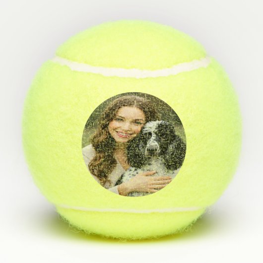Add Poddle Photo Personalize Customize テニスボール (裏面)