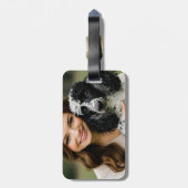 Add Poddle Photo Personalize Customize ラゲッジタグ (裏面縦)