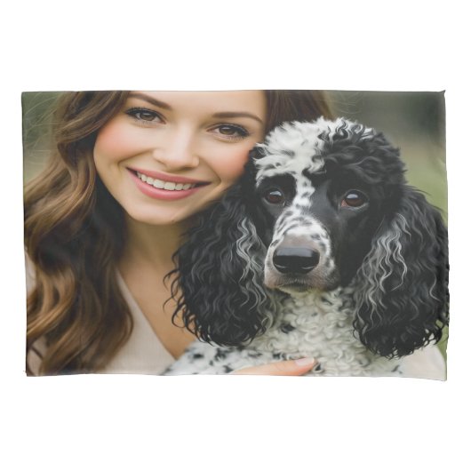 Add Poddle Photo Personalize Customize 枕カバー (正面左)