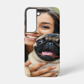 Add Pug Photo Personalize Customize Samsung Galaxyケース (裏面)