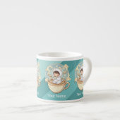 Add Text Mini Cat Espresso Cup Barista Coffee Gift エスプレッソカップ (正面右)