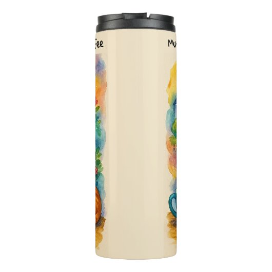 Add Text Name, Murder Mischief Coffee タンブラー (裏面)