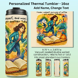 Add Text Name, Murder Mischief Coffee タンブラー