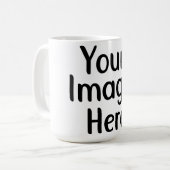Add Text or Images: Personalized コーヒーマグカップ (正面左)
