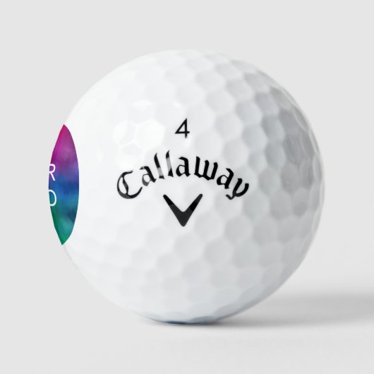 Add Upload Logo Here Template Callaway Supersoft ゴルフボール (ロゴ)