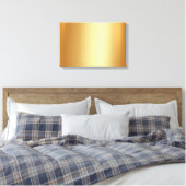 Add Upload Your Photo on Elegant Gold Background キャンバスプリント (インサイチュ (寝室))