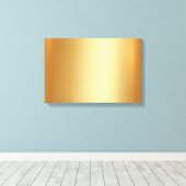 Add Upload Your Photo on Elegant Gold Background キャンバスプリント (インサイチュ (ウッドフロア))