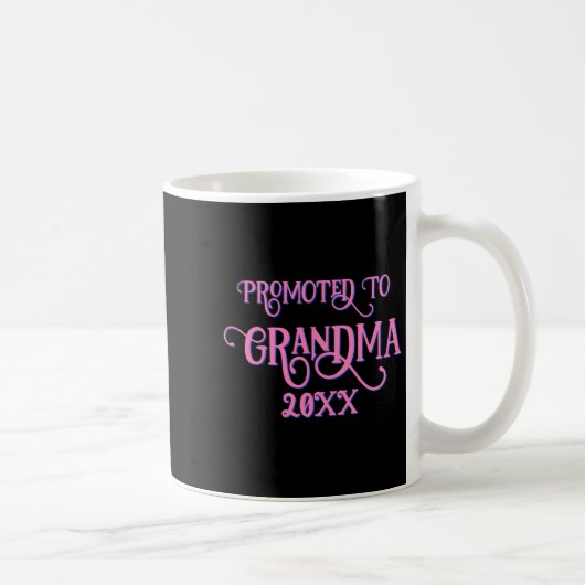 Add Year Nk Promoted To Grandma コーヒーマグカップ (右)