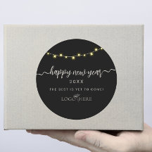 Add you logo business new years 