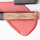 Add Your Brand Gold kraft lip balm labels ラベル