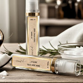 Add Your Brand Gold kraft lip balm labels ラベル