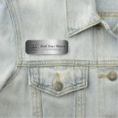 Add Your Business Corporate Logo Here Metal 名札 (インサイチュ)