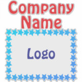 add your business Custom-Cut Vinyl Sticker シール (正面)