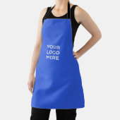 Add Your Business Logo Royal Blue Employees エプロン (インサイチュ)