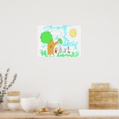 Add your Children's Artwork to this  ポスター (キッチン)