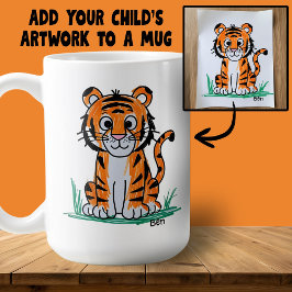 Add Your Child's Artwork to a Coffee Cup コーヒーマグカップ