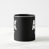 Add Your Code & City - Airport Code ABX ALBURY マグカップ (中央)