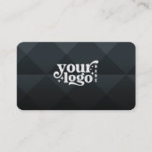Add your custom logo to professional business card 名刺 (正面)