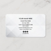 Add your custom logo to professional business card 名刺 (裏面)