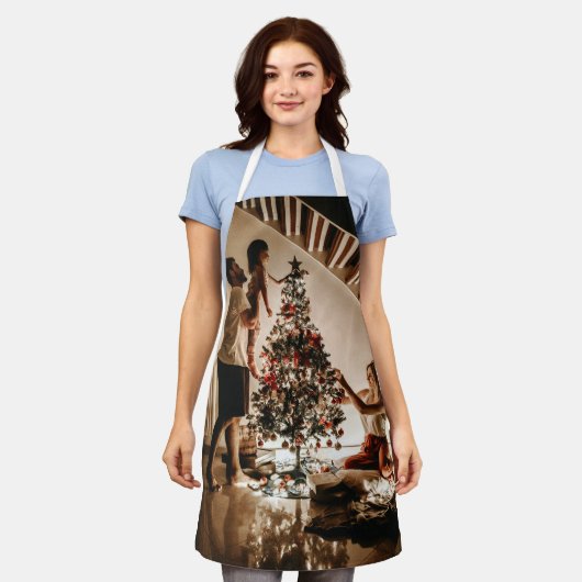 Add Your Custom Photo エプロン (着用した状態)