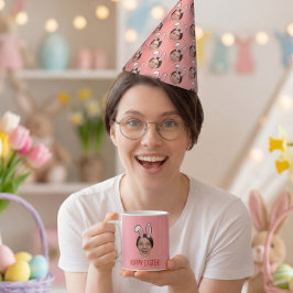 Add Your Face Personalized Easter Bunny Ears Photo パーティーハット
