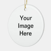 「Add Your Image」 Arts4Charity セラミックオーナメント (左)