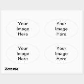 「Add Your Image」 Arts4Charity 楕円形シール (シート)