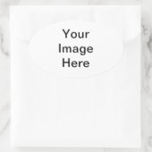 「Add Your Image」 Arts4Charity 楕円形シール (バッグ)