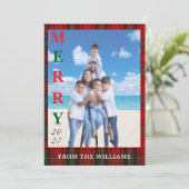 Add Your Image Custom Tartan Background シーズンカード (スタンド正面)