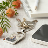 Add Your Kids Photo Custom Keepsake キーホルダー (側面)