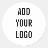 ADD YOUR LOGO ラウンドシール (正面)