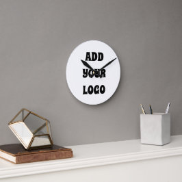 ADD YOUR LOGO ラウンド壁時計