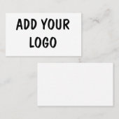 ADD YOUR LOGO 名刺 (正面/裏面)