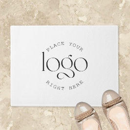 Add Your Logo Custom Business Promotional White ドアマット