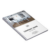 Add your Logo Custom Text Promotion Photo ノートブック (右側)