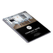 Add your Logo Custom Text Promotion Photo ノートブック (右側)